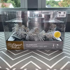Flameless LED Candle Gift Set w/Remote & Timer